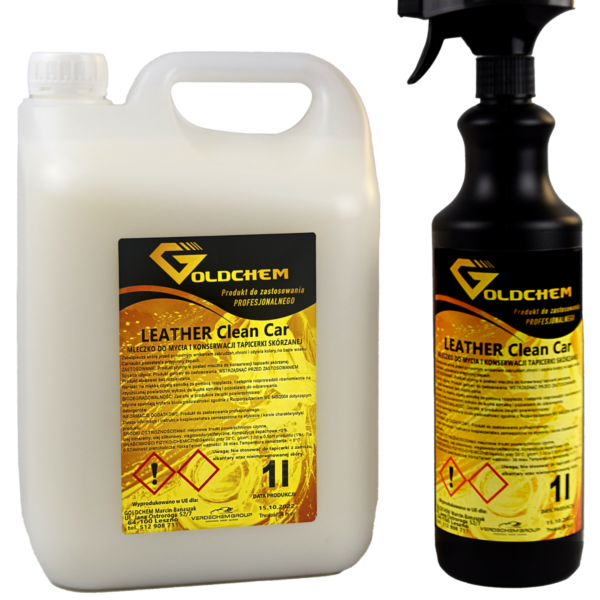 LEATHER CLEAN CAR RS - Mleczko do pielęgnacji, czyszczenia i konserwacji tapicerki skórzanej