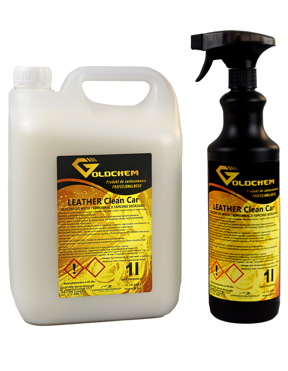 LEATHER CLEAN CAR RS - Mleczko do pielęgnacji, czyszczenia i konserwacji tapicerki skórzanej